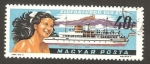 Stamps Hungary -  Centº de las instalaciones náuticas en lago Balaton, barco de recreo