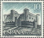 Stamps Spain -  ESPAÑA 1967 1816 Sello Nuevo Castillos Belmonte Cuenca 10p