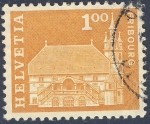 Stamps Switzerland -  Iglesias - Friburg