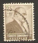 Stamps Turkey -  mustafa kehal ataturk