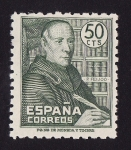 Stamps Spain -  Padre Benito J. Feijoo.