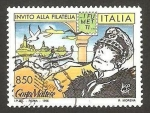 Stamps Italy -  invitación a la filatelia