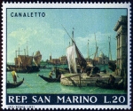 Sellos de Europa - San Marino -  CANALETTO