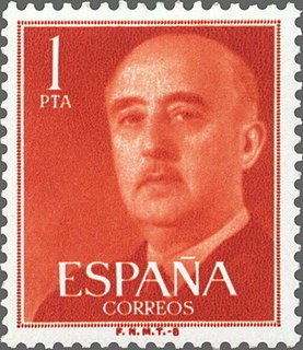 ESPAÑA 1960 1290 Sello Nuevo General Franco (1892-1975) 1pta