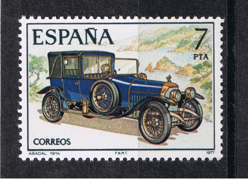 Edifil  2412  Automóviles antiguos españoles  