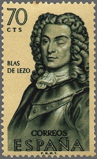 ESPAÑA 1961 1375 Sello Nuevo Forjadores de America Blas de Lezo (1687-1741)