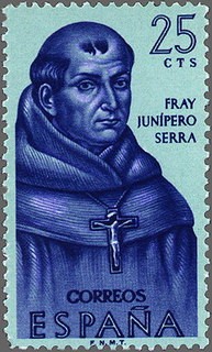 ESPAÑA 1963 1526 Sello Nuevo Forjadores de América Fray Junípero Serra (1713-1784)