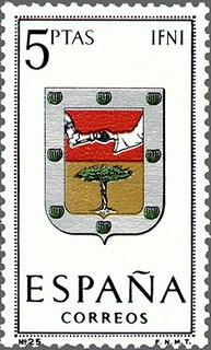 ESPAÑA 1964 1551 Sello Nuevo Escudos Provincias Españolas Ifni