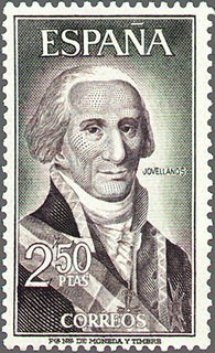 ESPAÑA 1965 1655 Sello **MNH Personajes Españoles Gaspar Melchor de Jovellanos (1744-1811)