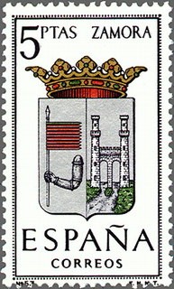 ESPAÑA 1966 1700 Sello **MNH Escudos de las Capitales de Provincias Españolas. Zamora