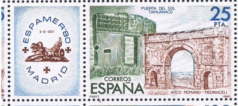 Edifil  2583 B   Expo. Filatélica de  América y Europa, ESPAMER´80  