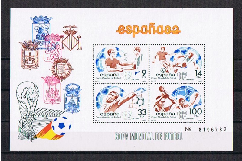 Edifil  2665  Copa Mundial de Fútbol, ESPAÑA¨82  