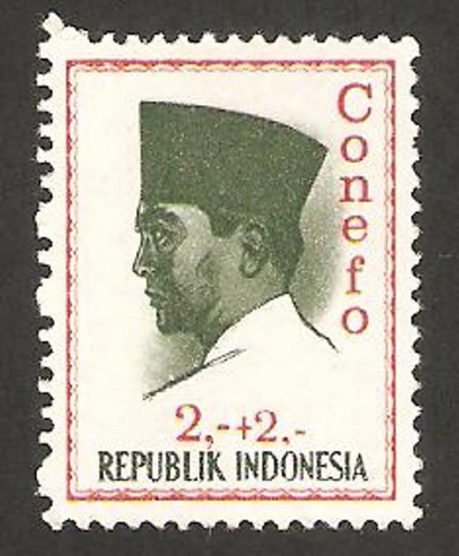 presidente sukarno, conefo