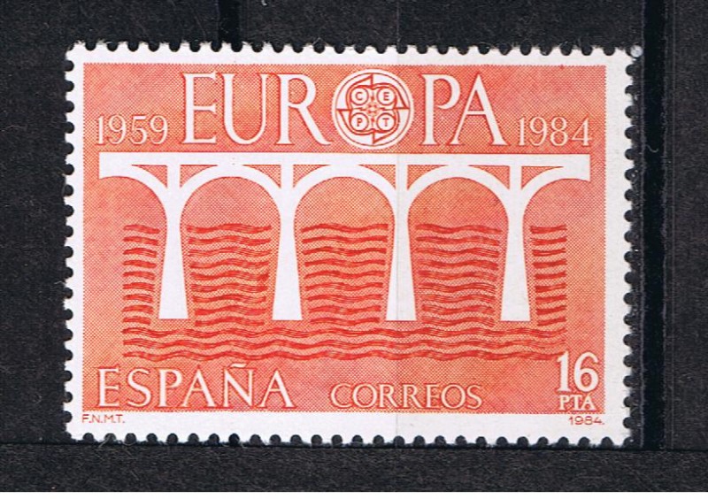 Edifil  2756  Europa CEPT.  XXV  Aniversario 