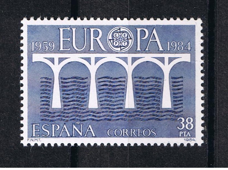 Edifil  2757  Europa CEPT.  XXV  Aniversario 