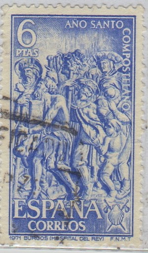 Año santo compostelano-Relieve del hospital del Rey(Burgos)-1971