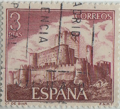 Castillos de España-Cº de Biar8alicante)-1972