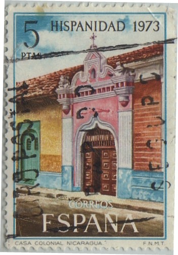 Hispanidad-Nicaragua-casa colonial-1973