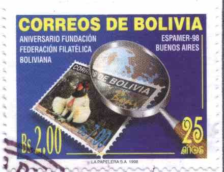 25 Aniversario de la Federacion Filatelica Boliviana