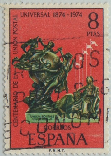 centenario de la union postal universal-1974