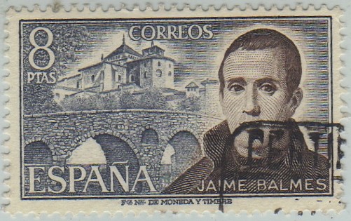 personajes españoles-Jaime Balmes-1974