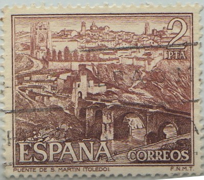 serie turistica-Puente de San Martin(Toledo)-1975