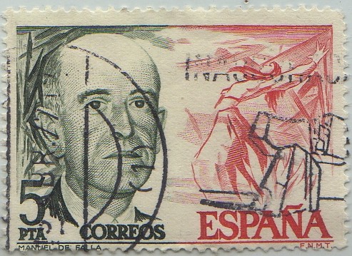 centenario del nacimiento de Pau Casals y Manuel de Falla-1976