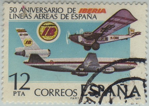 L aniversario de las lineas aereas de España