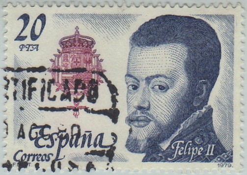 reyes de España-Casa de Austria-Felipe II-1979