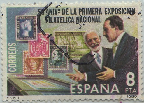 50 aniversario de la primera exp.flilatelica nacional-1980