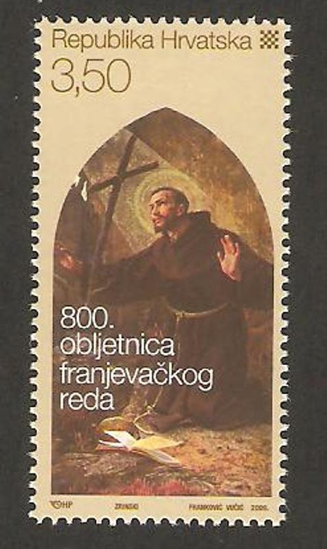 800 anivº de la orden de los franciscanos