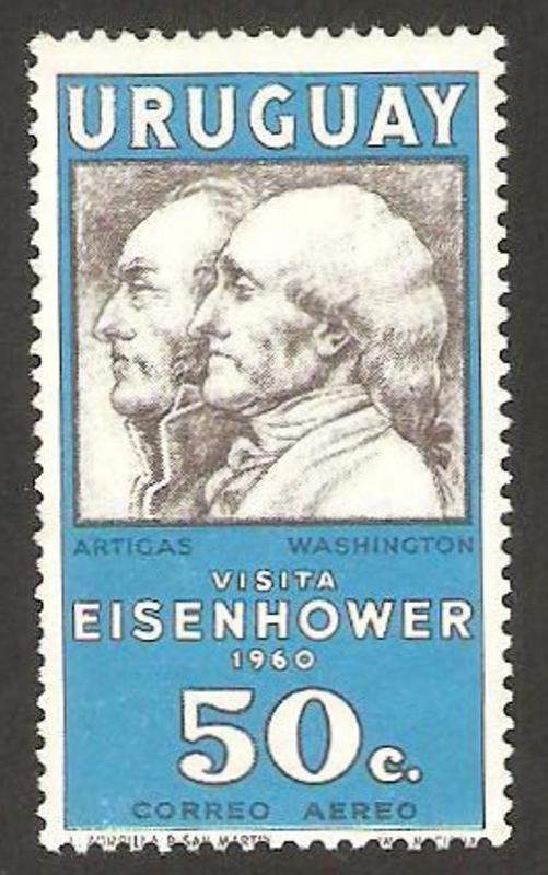 visita de eisenhower, (artigas y washington)