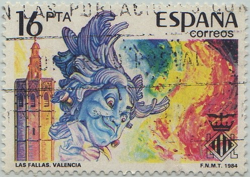 grandes fiestas populares españolas-Las Fallas(Valencia)-1984