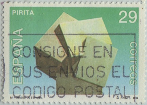 Minerales de españa-Pirita-1994