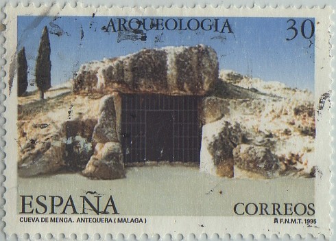 Arqueología-Cueva de Menga(Antequera-Malaga)-1995