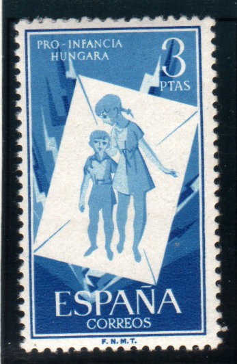 1956 Pro infancio hungara Edifil 1205