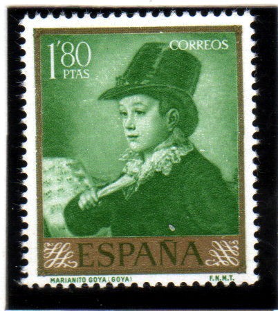 1958 Goya: Marianito  Edifil 1217