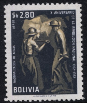 Conmemoracion X Aniversario de la Revolucion del 9 de abril de 1952