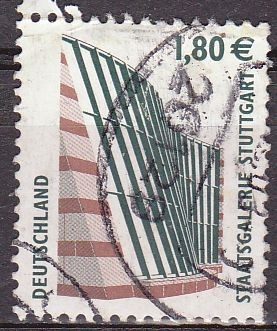 ALEMANIA 2003 Scott 2211 Sello Staatsgalerie Stuttgart 1,80€ Usado Allemagne Duitsland Germania Germ