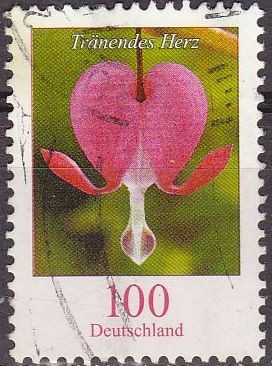 ALEMANIA 2005 Scott 2320 Sello Flora Flor Tränendes Herz (Bleeding heart) Usado  Michel 2547Allemagn