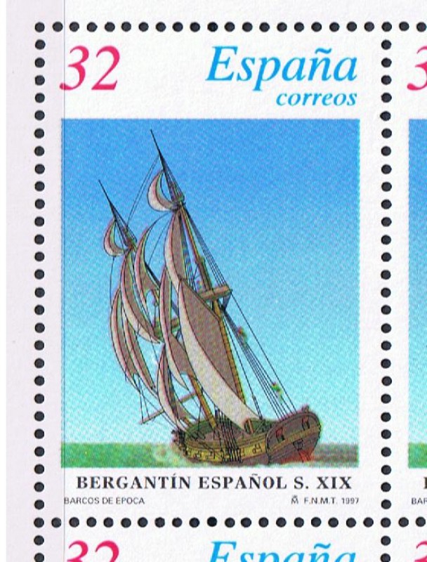 Edifil  3476   Barcos de Epoca  