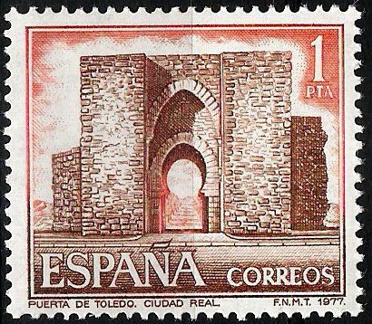 2417 Serie turística. Puerta de Toledo, Ciudad Real.