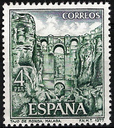 2420 Serie turística. Tajo de Ronda, Málaga.