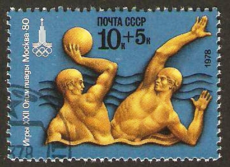 Olimpiadas en Moscú 80, water polo