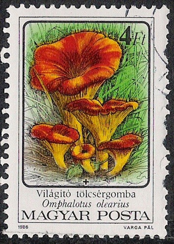 SETAS-HONGOS: 1.164.014,04-Omphalotus olearius -Phil.47544-Dm.986.75-Y&T.3084-Mch.3874-Sc.3049