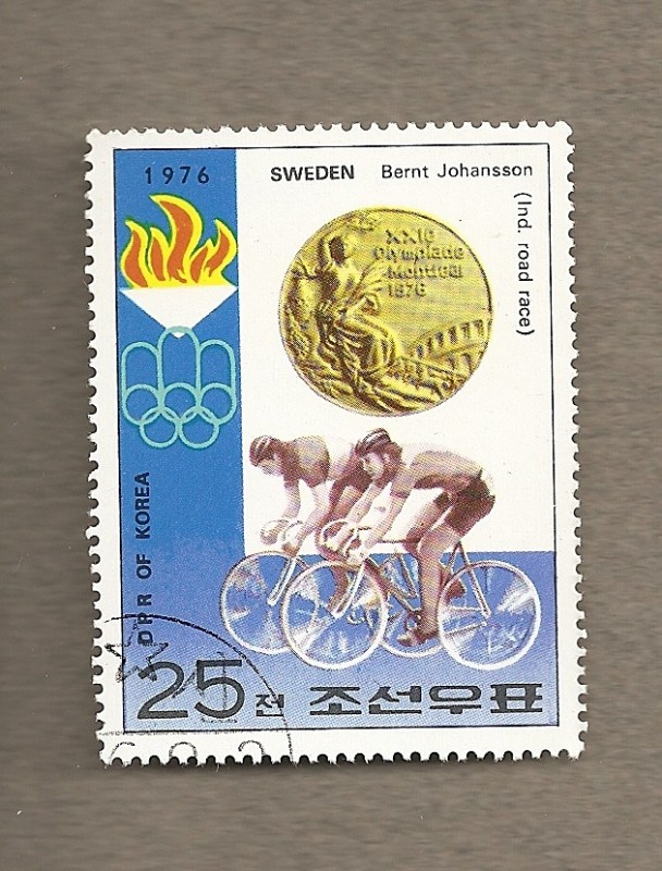 Medalla oro ciclismo