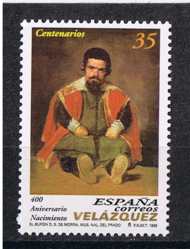 Edifil  3658  400º  Anive. del nacimiento de Diego Velázquez. 