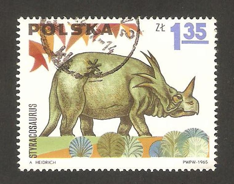 animales prehistoricos, styracosaurus