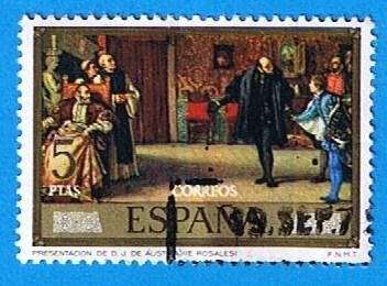 Presentacion de Don Juan de Austria a Carlos I