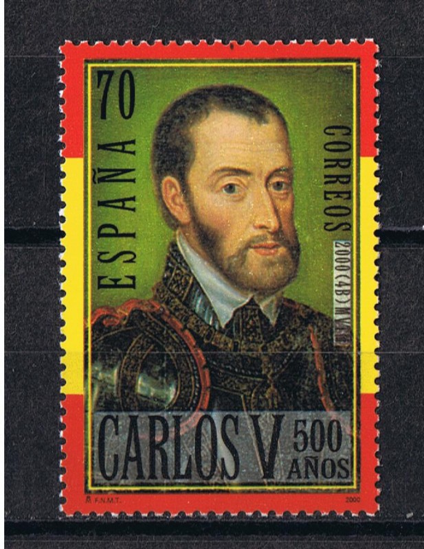 Edifil  3698  5º  Centenario del nacimiento de Carlos V  